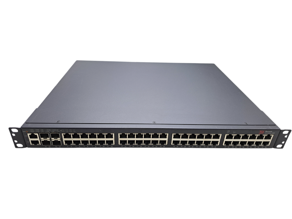 Brocade ICX6450-48P | 48-Port Gigabit PoE+ Switch, 4x 1/10G SFP+ w/ Rackmount Q