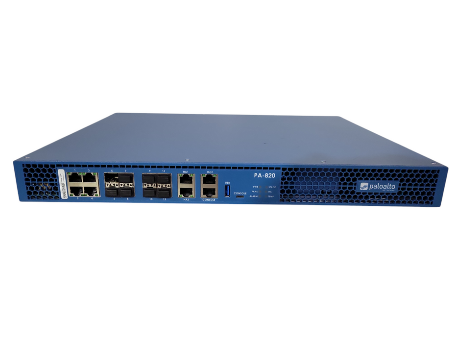 Palo Alto Networks PA-820 Network Security Appliance Firewall  !