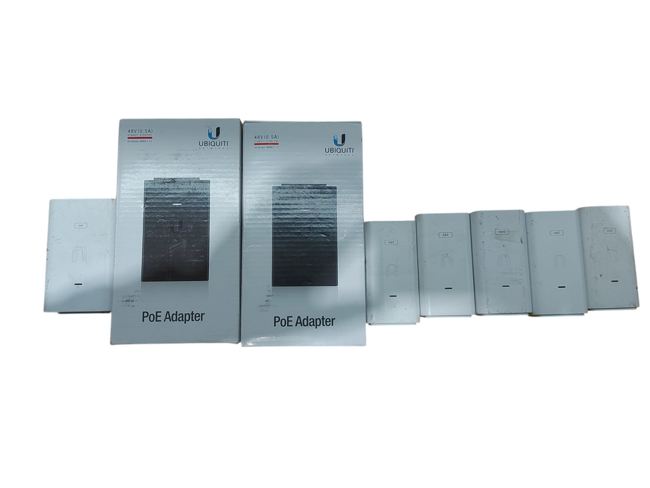 Lot 8x Ubiquiti networks PoE Adapters 24V & 48V