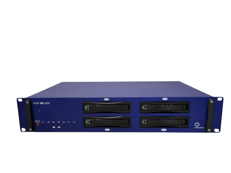 IndigoVision NVR-AS 3000 NO HDD, with 4x 3.5" HDD Trays, READ _