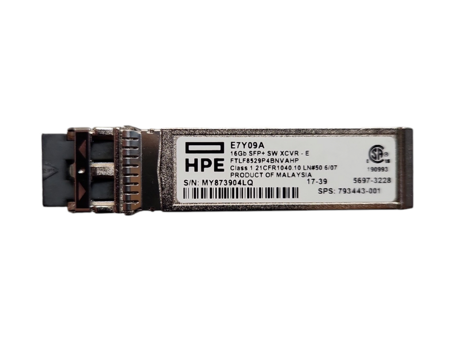 Lot of 4x HPe E7Y10A 16Gb SFP+ SW XCVR FTLF8529P4BCVAHP