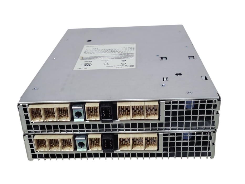 lot of 2x Dell 037JPX E02M002 4-Port iSCSI Controllers  !