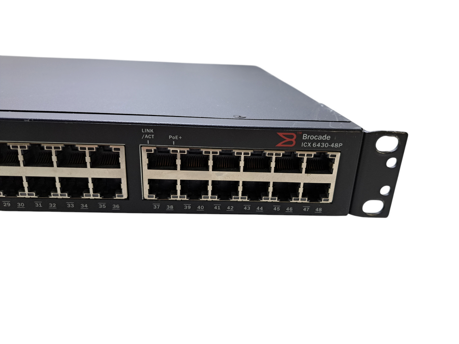 Brocade ICX 6430-48P | 48-Port Gigabit PoE+ Managed Switch