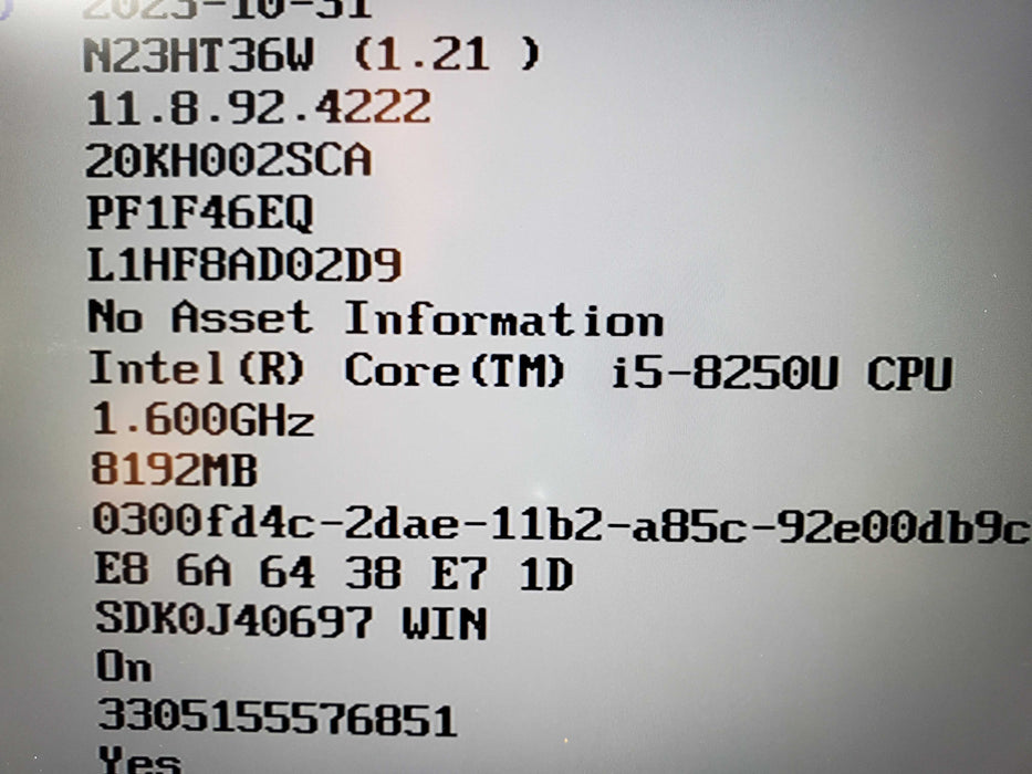 Lenovo ThinkPad X1 Carbon | Intel Core i5-8250U, 8GB RAM, 256GB NVMe  Lap200