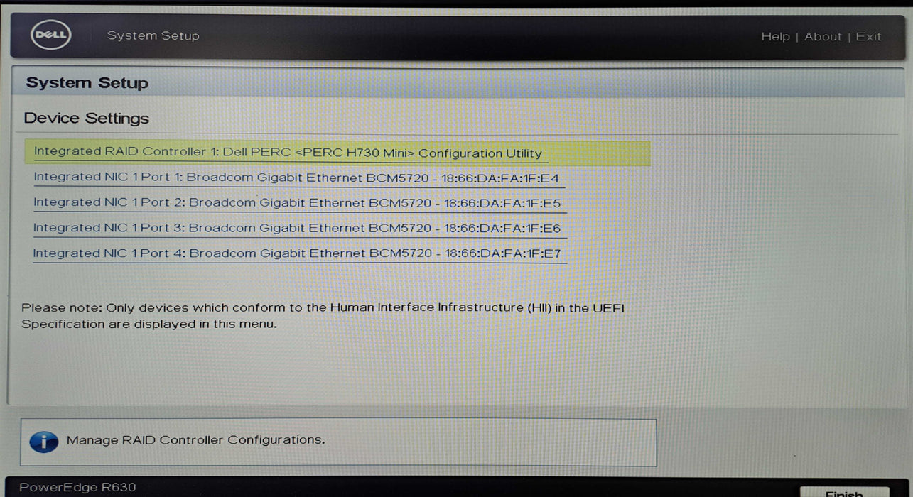 Dell PE R630 1U 8x 2.5" | 2x Xeon E5-2680 v4 @2.40GHz, 32GB DDR4, H730 Mini )