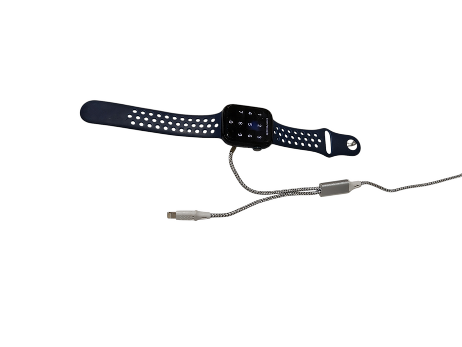 Apple Watch Series 7 Nike S/M Blue Wristband GPS 45MM ( Parts ) =