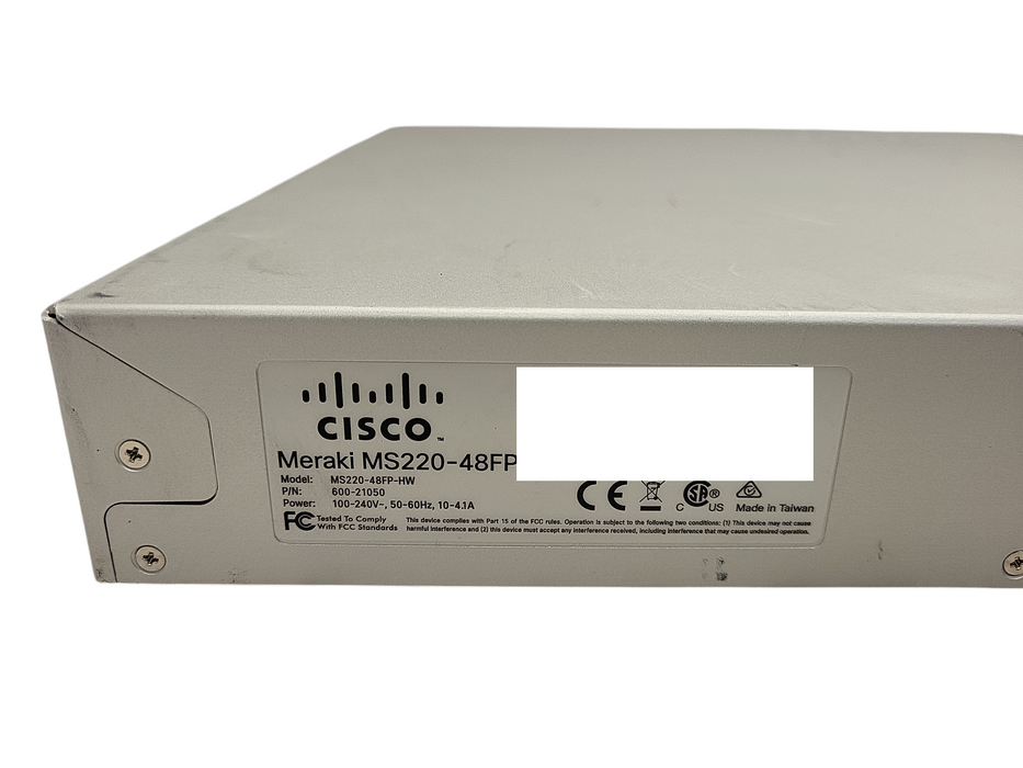 Cisco Meraki MS220-48FP 48-Port Gigabit PoE Cloud Switch UNCLAIMED Q$