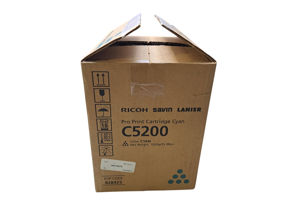 (Open Box) Ricoh Savin Lanier C5200 Toner Cartridge | CYAN 828425