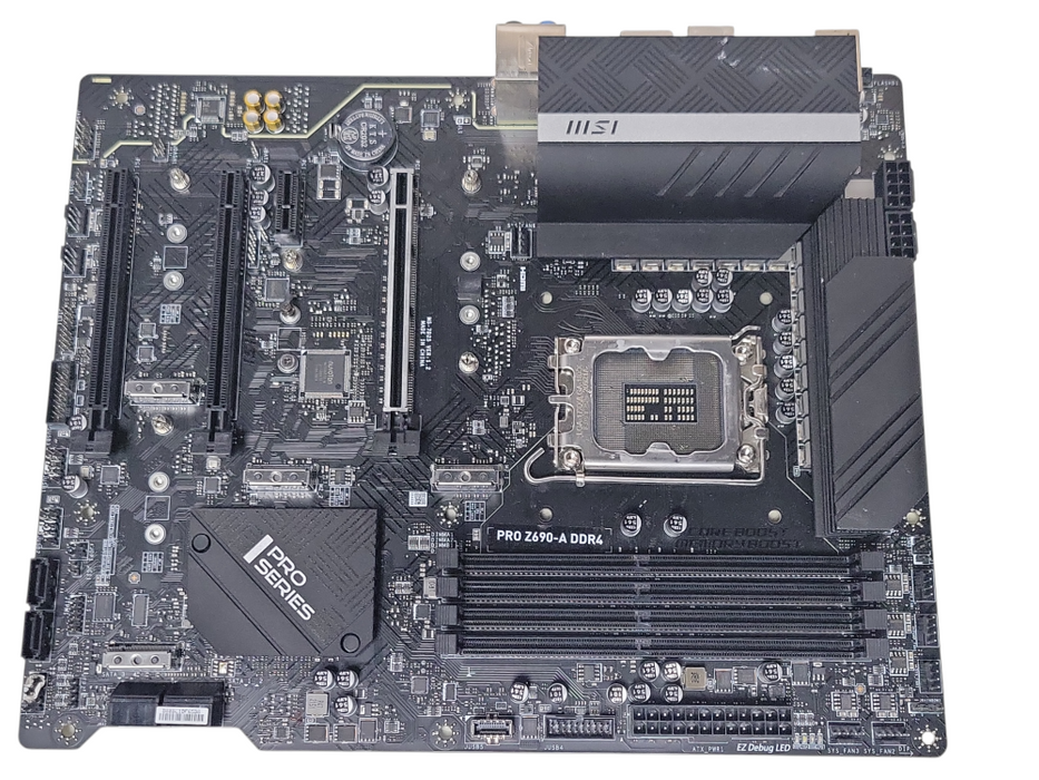 MSI PRO Z690-A DDR4 ProSeries Intel LGA 1700 DDR4 ATX Motherboard, READ _