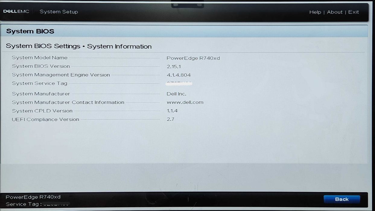 Dell PE R740xd 24x2.5", Xeon Gold 5120 2.20GHz, 64GB DDR4, 2x1.2TB SAS, H740P