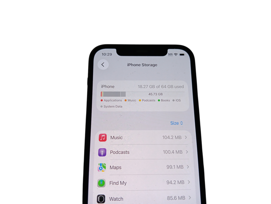 Apple iPhone 12 - 64GB - Black [A2402] Q