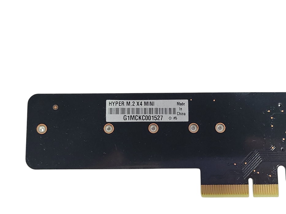 ASUS Hyper M.2 X4 MINI Card PCI-Express Adapter Full Height, No M.2 SSD _