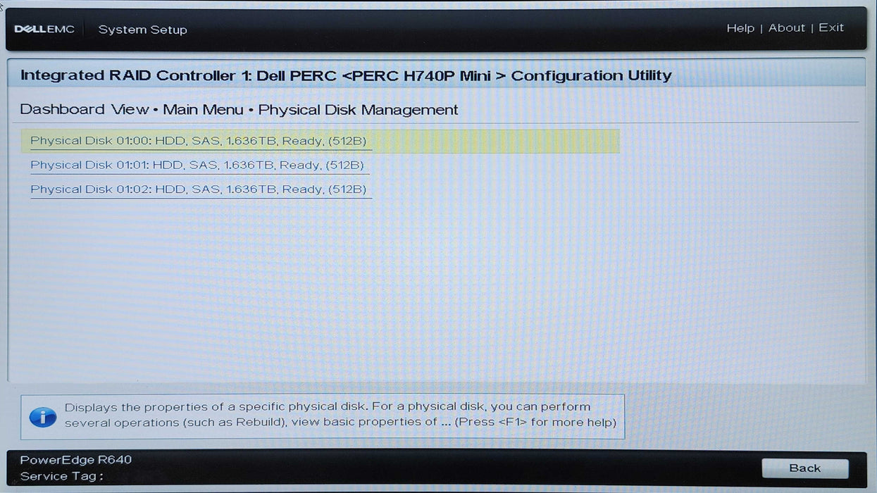 Del R640 1U 10x2.5", 2x Xeon Gold 5120, 64GB DDR4, 3x1.8TB SAS, H740P Mini