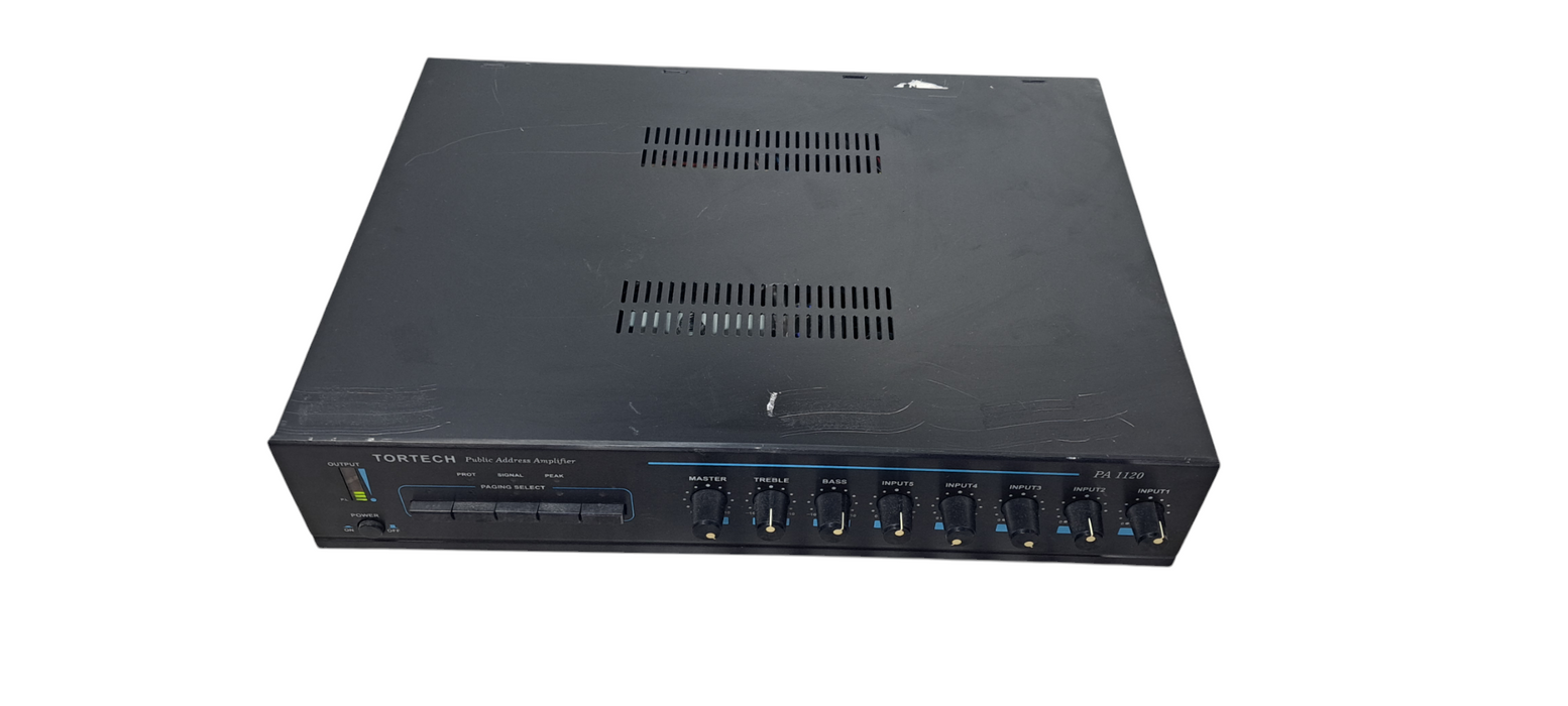 Tortech PA-1120 Public Address Amplifier, 120W