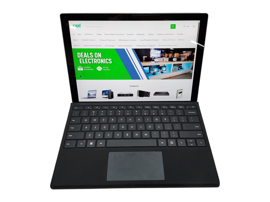 Microsoft Surface Pro 7, i5-1035G4 1.10GHz, 8GB RAM, 128GB SSD w/ PWR  Lap200