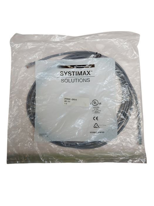 LOT 4x COMMSCOPE CPC6642-03F015 15ft Cat 5e RJ45 Patch Cord – Gray