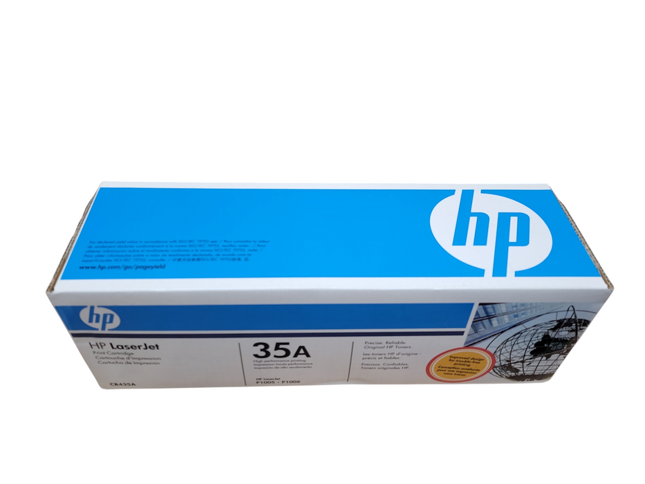 GENUINE HP 35A CB435A BLACK LASERJET TONER CARTRIDGE P1005, P1006 !