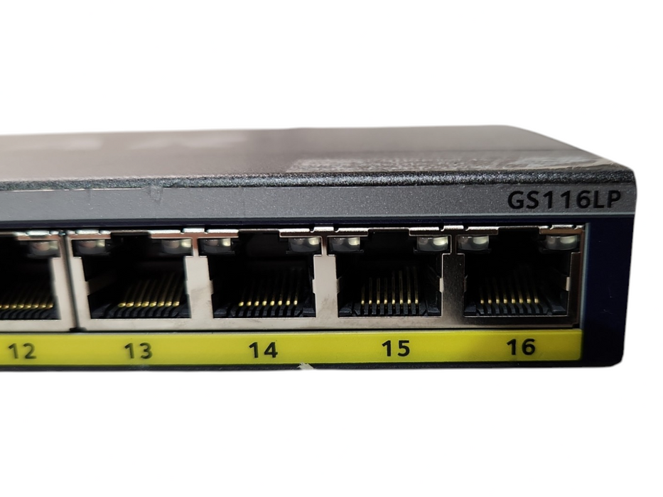 NETGEAR Gigabit 16-Port PoE/PoE+ Gigabit Ethernet Unmanaged Switch GS116LP