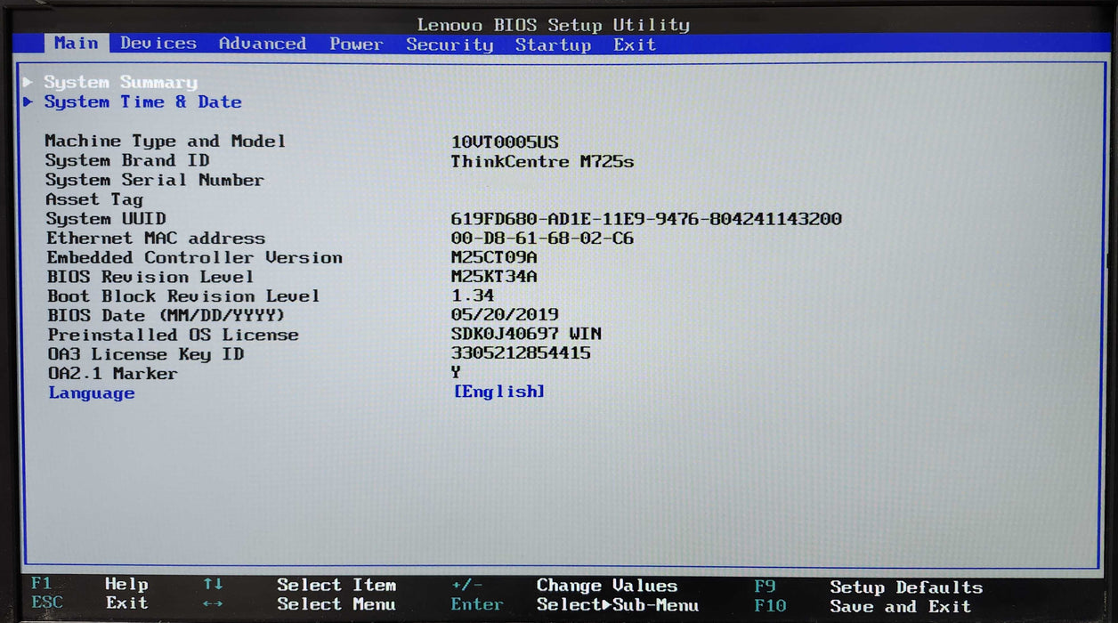 Lenovo ThinkCentre M725s, Ryzen 7 PRO 2700, 16GB DDR4, GT 730, 256GB NVMe