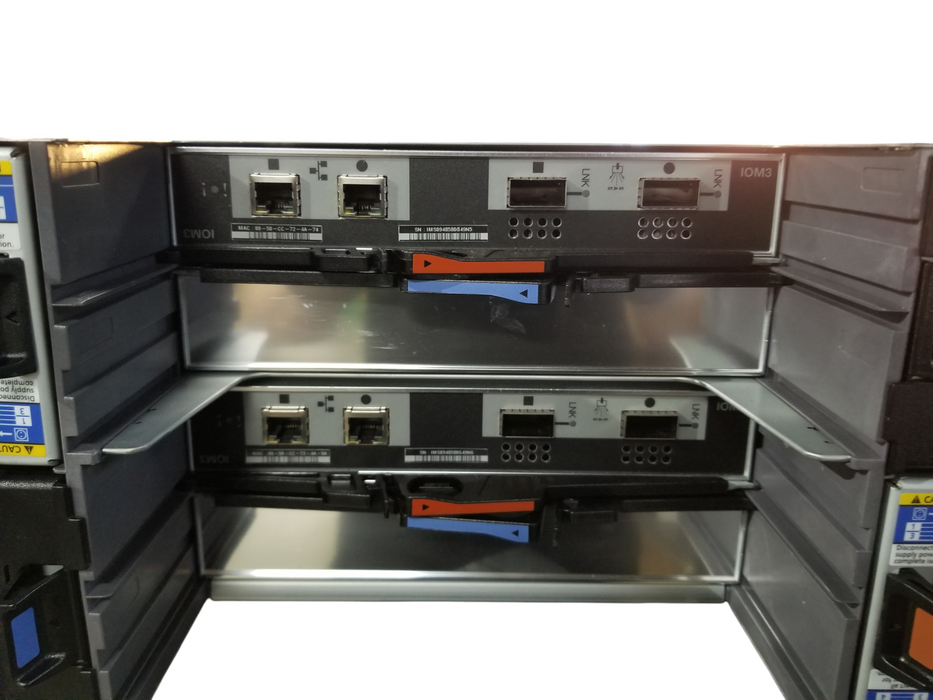 NetApp DS4243 NAJ-0801 24-Bay 3.5" W/ 2x IOM3 Modules 2x 580W PSUs