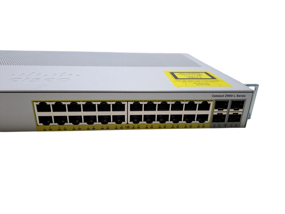 Cisco WS-C2960L-24PS-LL | 24-Port Gigabit PoE+ Silent Managed Switch Q)