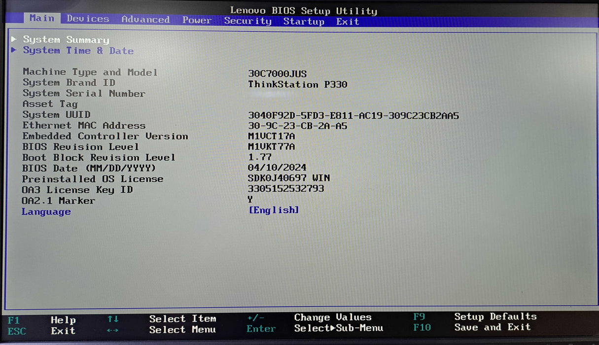 Lenovo ThinkStation P330 SFF | i7-8700 @3.20GHz, 16GB DDR4, No HDD/OS