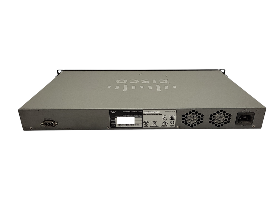Cisco SG300-28PP-K9 V04 | 28-Port Gigabit PoE+ Managed Switch w/ 2x SFP $
