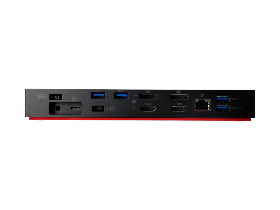 Lenovo DK1841 40AN ThinkPad Thunderbolt 3 Dock Gen2 w/ 135W Adapter _