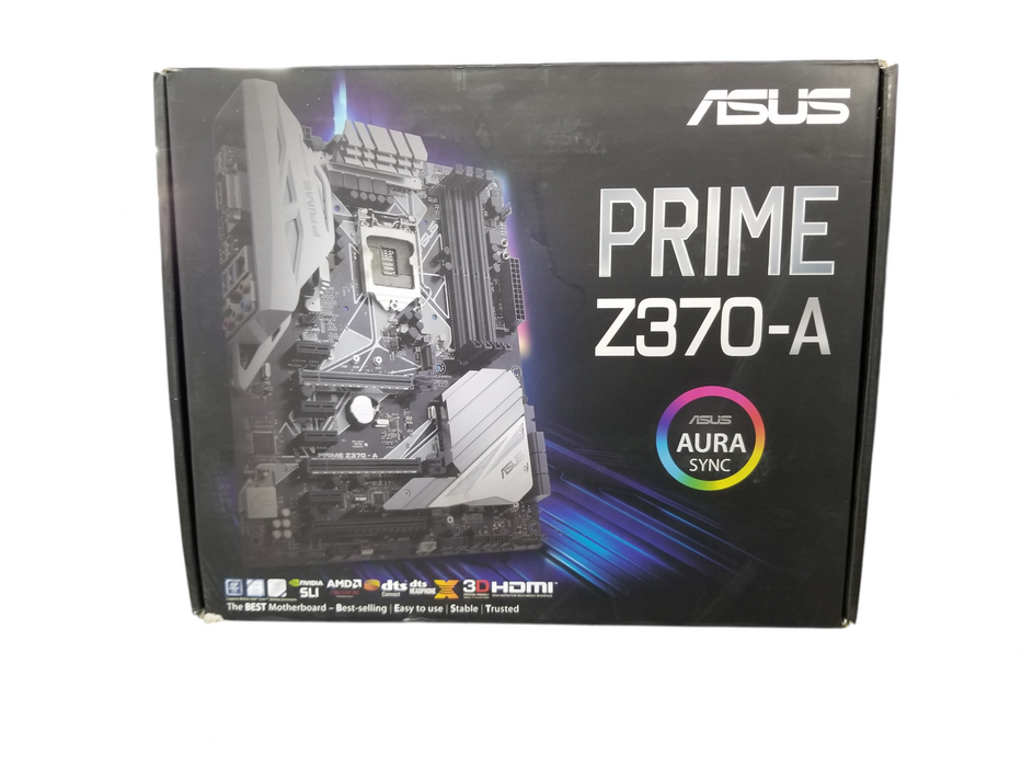 ASUS PRIME Z370-A LGA1151 Intel Motherboard RGB - New / Open Box  Q