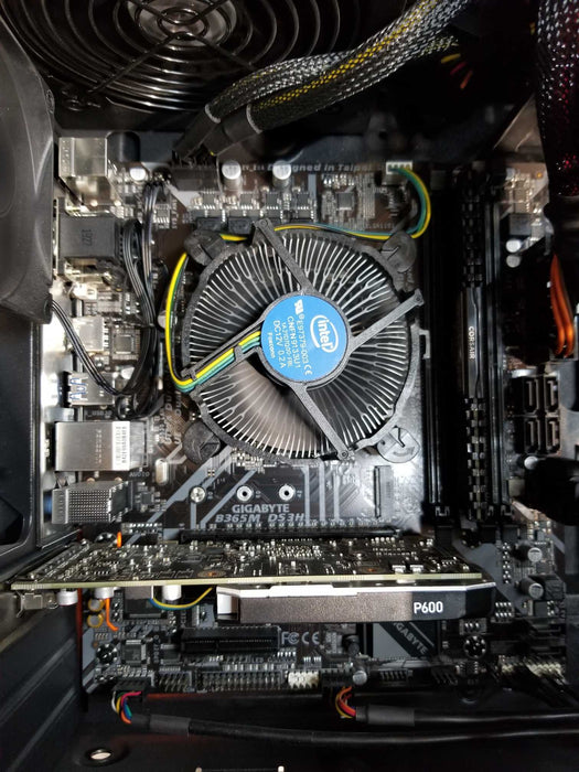 Custom Tower -  Intel Core i3-9100F Gigabyte B365m 8GB RAM QUADRO P600 %
