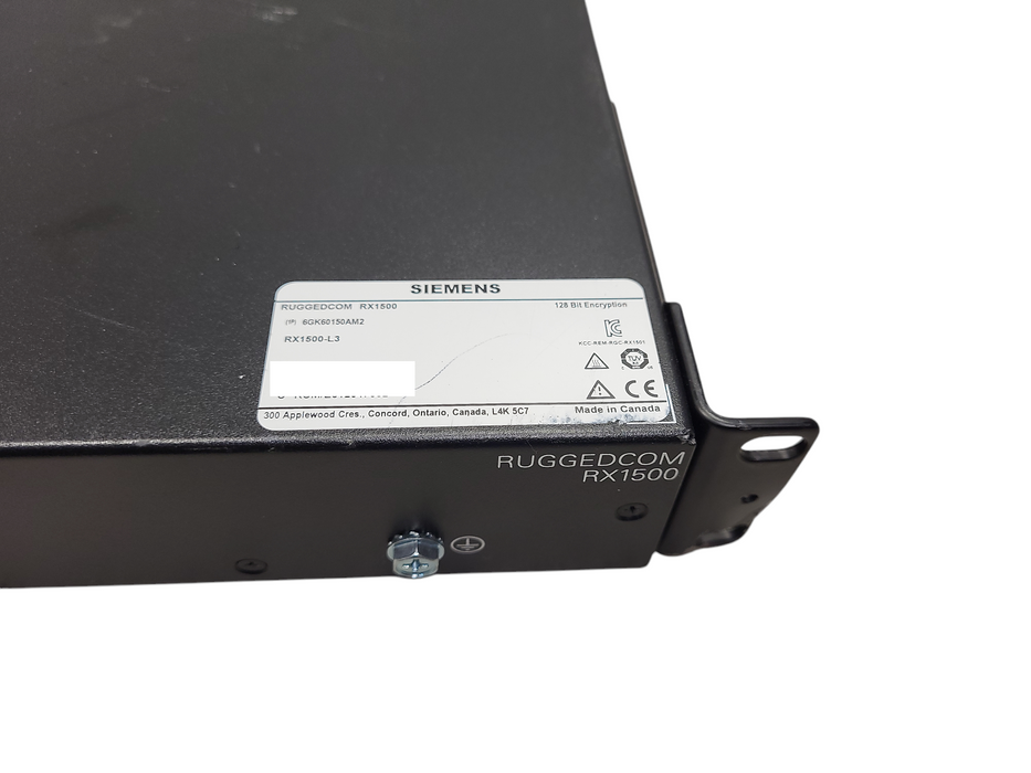 Siemens RUGGEDCOM RX1500-L3 Industrial Network Ethernet Switch and Router READ $