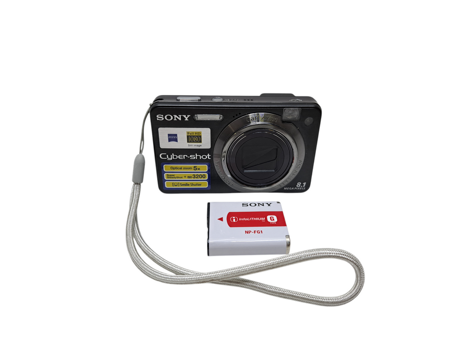SONY Cyber-Shot DSC-W150 8.1 MP Digital Camera w/ Battery | Tested )