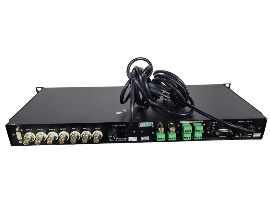 Ward-Beck Systems Pod-21 Digital video switcher, POD-22 Loudness in rackmount !