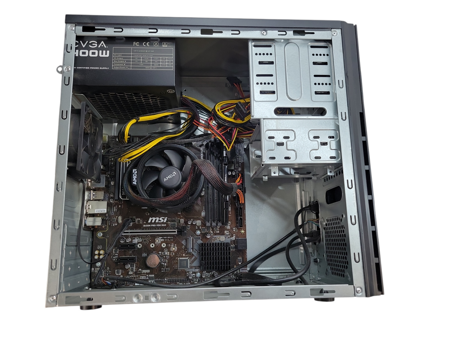 AMD Ryzen 3 3200G MSI B450 PRO-VDH MAX 8GB DDR4 NO HDD 400W PSU %