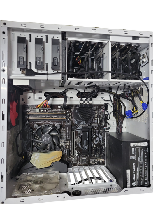 Custom/gigabyte tower PC, Core I7-10700 2.90GHz, 16GB DDR4, 540W PSU _