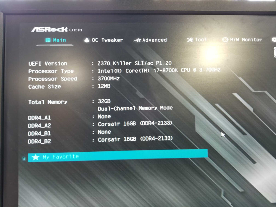 Custom Desktop PC Core i7-8700K 3.70GHz, 32GB DDR4, 256GB SSD, 550W