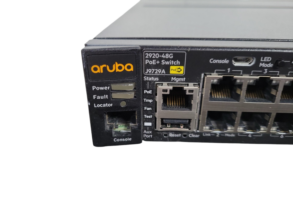 HP J9729A Aruba 2920-48G-POE+ Switch / J9733A Module &  1x PSU !