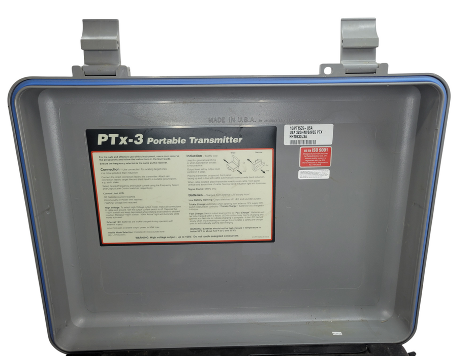 Radiodetection PTx-3 Portable Transmitter Cable Pipe Locator %
