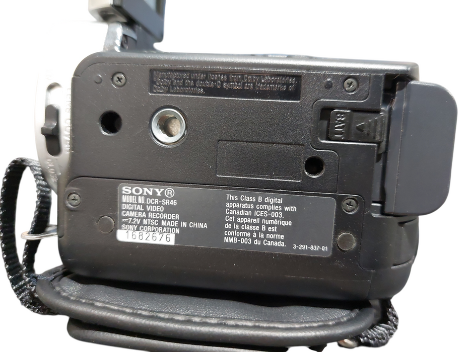 Sony Model: DCR-SR46 Digital Video Camera Receorder  =