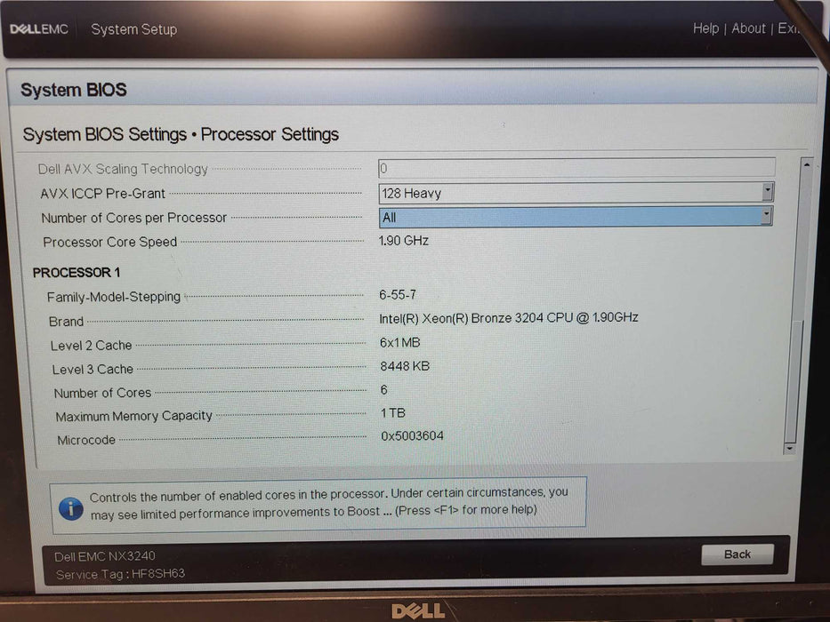 DELL EMC NX3240 E38S Server 17x 3.5" Bronze 3204 16GB DDR4 H730P Mini  $