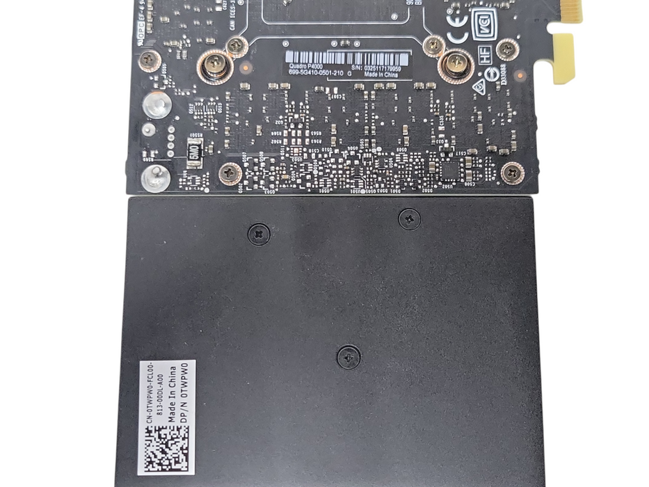Dell/NVIDIA Quadro P4000 8GB GDDR5 4x Display Ports Graphics Card _