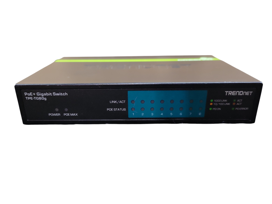 Trendnet TPE TG80G 8 Port Gigabit PoE+ Switch !