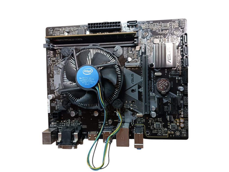 Asus Prime H310M-A R2 Motherboard Intel i5-9400 CPU 8GB DDR4 No I/O Shield