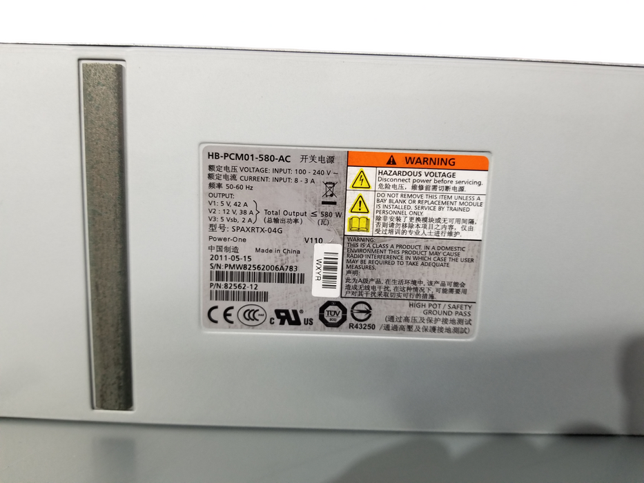 NetApp DS4243 NAJ-0801 24-Bay 3.5" W/ 2x IOM3 Modules 2x 580W PSUs