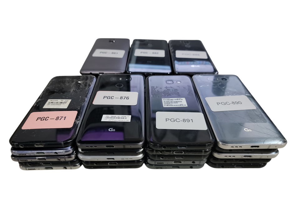 Lot of 35x Android Phones [Samsung/LG/Moto | B/C Condition][PGC-23] (