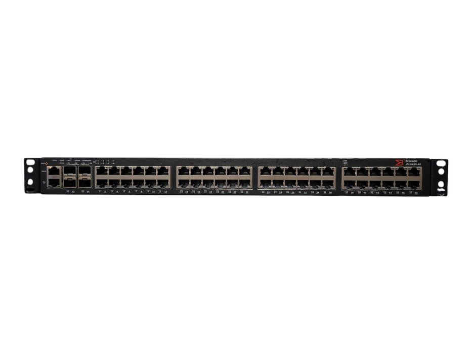 Brocade ICX6450-48 ICX 6450-48 Ethernet Switch, 48-Port Gigabit, 4-Port SFP+