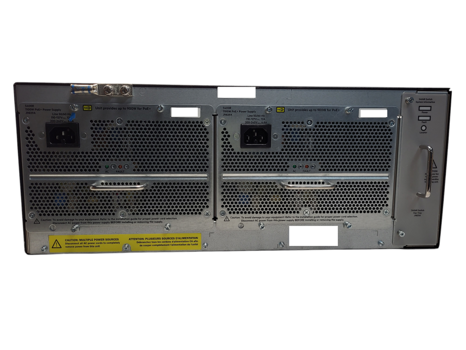Aruba 5406R zl2 Switch Chassis J9850A w/ 1x J9986A, 1x J9990A $