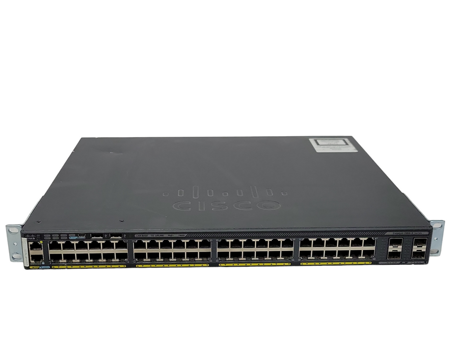 Cisco WS-C2960X-48FPS-L V04 48-Port Gigabit PoE+ Switch 4xSFP Q_