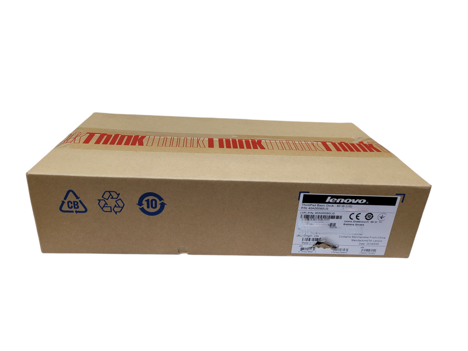 Lenovo ThinkPad Basic Dock 90W 40A00090USSealed Genuine Docking Station
