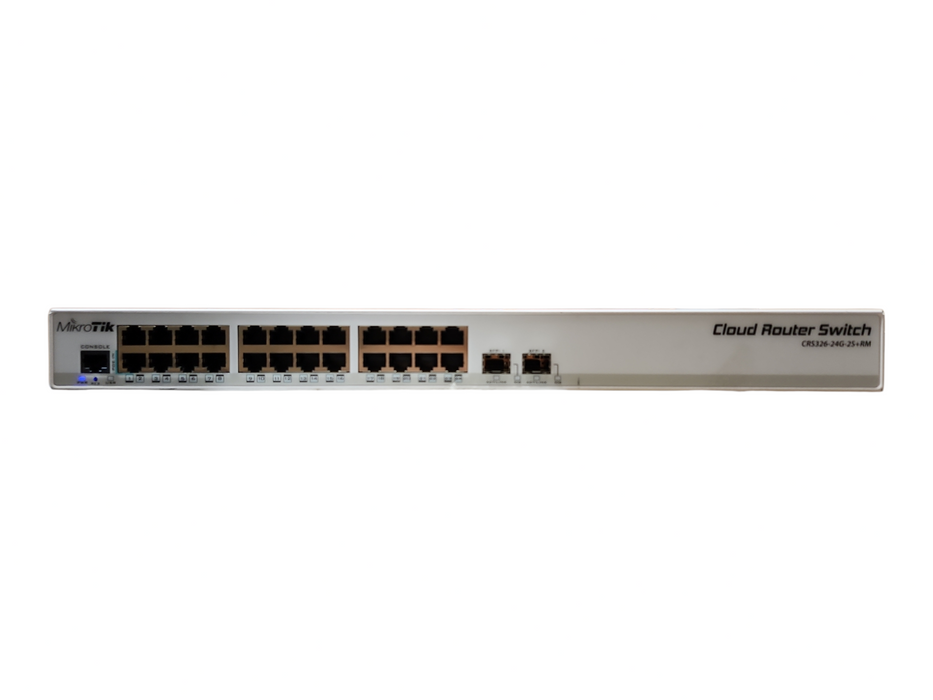 MikroTik CRS326-24G-2S+RM 24 Gigabit Port Switch